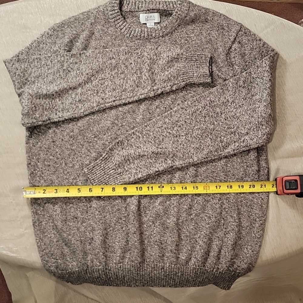 Croft & Barrow mens L sweater brown